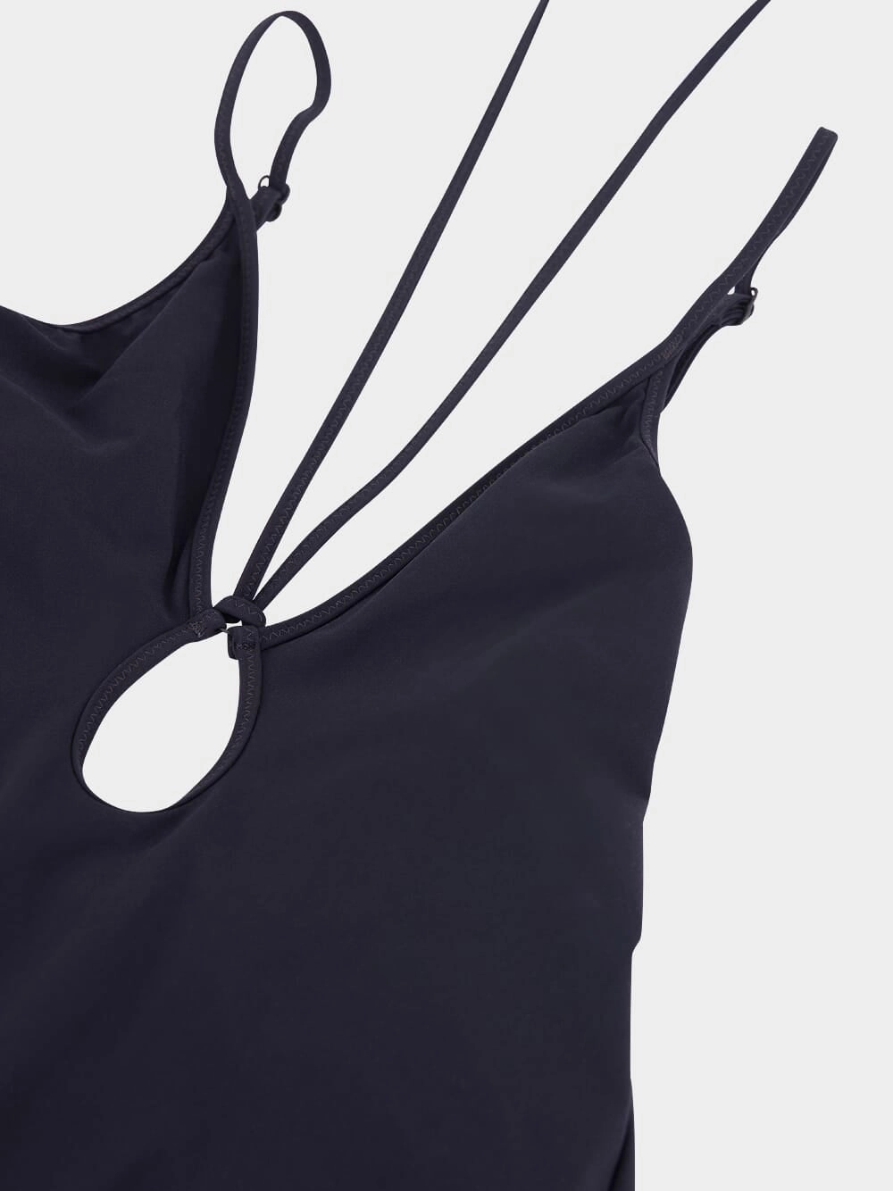 Chic Black One-Piece Swimsuit