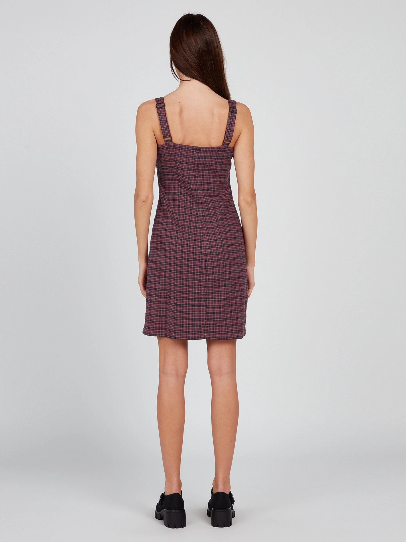 Chicheck Urself Dress - Eggplant