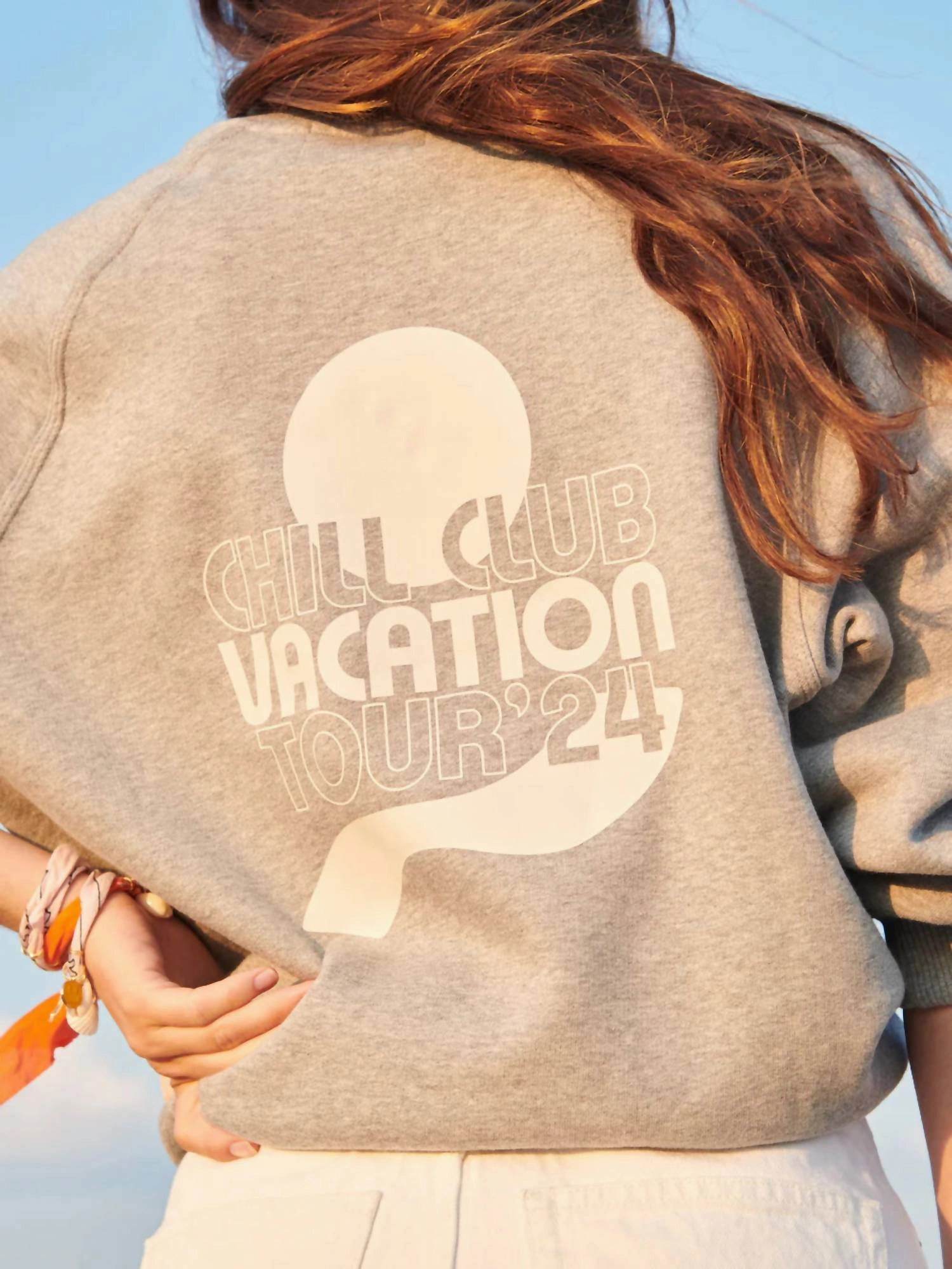 Chill Club Sweatshirt In Mado Heather