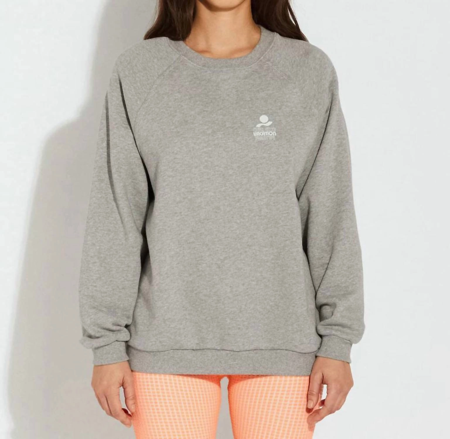 Chill Club Sweatshirt In Mado Heather