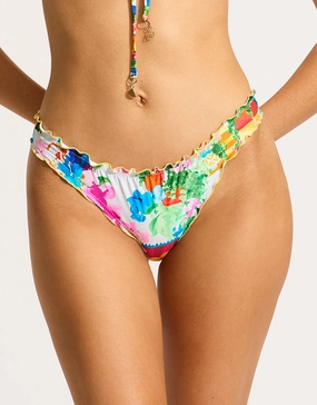 Ciao Bella Mini Hipster Bikini Pant - White Seafolly - Seafolly bikinis sale