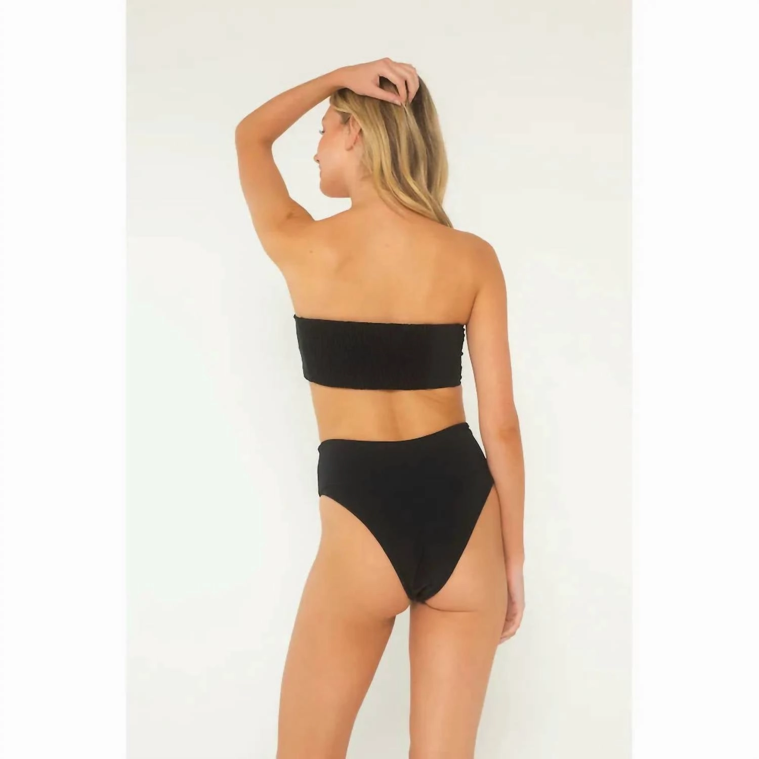 Citrine Ruby Bottom In Black Swim Womens - animal print bikinis