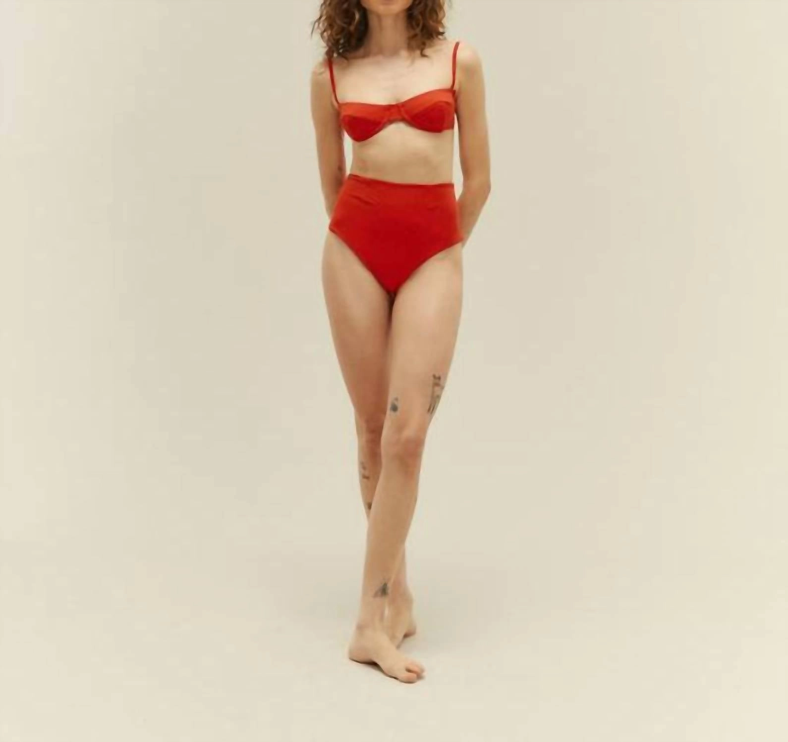 Classic Hotpants In Red Shift