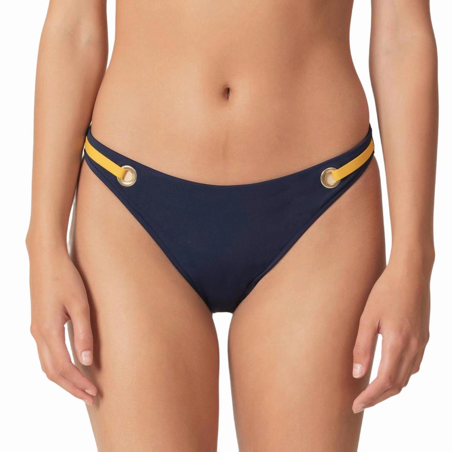 Claudia Bikini Briefs Bottom In Water Blue Swim Womens - mesh swimwear sale