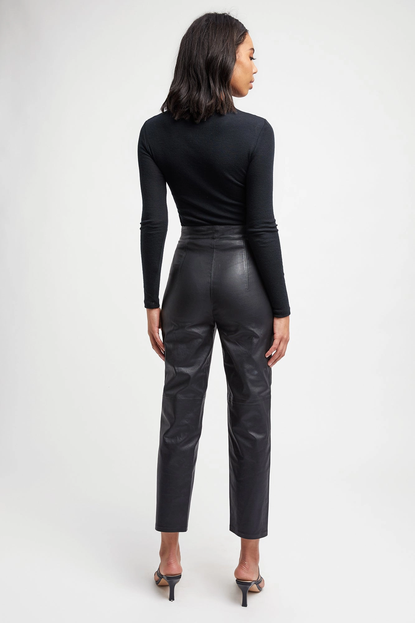 Clemence Leather Trouser