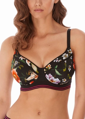 Club Envy Sweetheart Padded Bikini Top In Garden Swim Womens - ruched swimwear outlet
