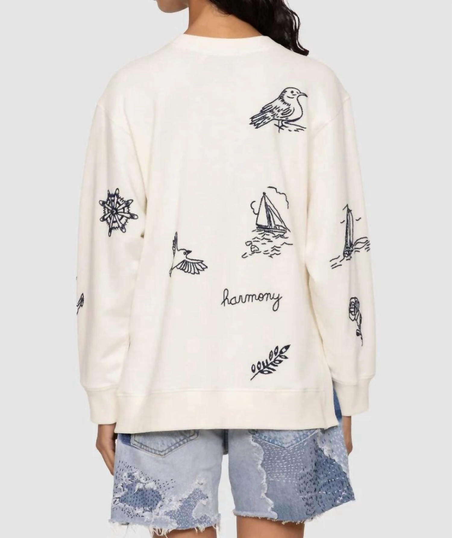 Clyde Lighthouse Sweatshirt In Cream
