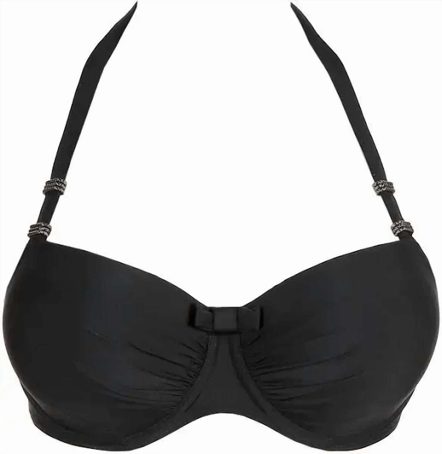 Cocktail Swim Top In Black Swim Womens - plunge bikinis sale