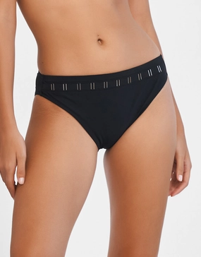 Code Bikini Pant - Black Maryan Mehlhorn - Maryan Mehlhorn dresses