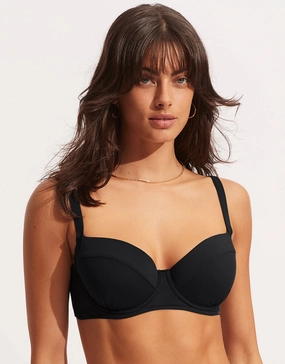 Collective DD Cup Underwire Bikini Top - Black Swim Womens - one-pieces cheap