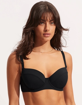 Collective DD Cup Underwire Bikini Top - Black Seafolly - Seafolly bikinis sale