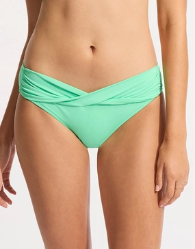 Collective Twist Band Hipster Bikini Pant - Mint Swim Womens - one-pieces cheap