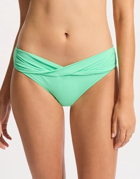 Collective Twist Band Hipster Bikini Pant - Mint Swim Womens - monokinis best price