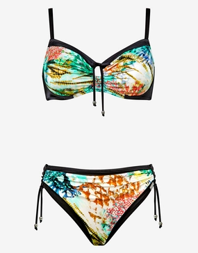 Coral Paradise Underwired Bikini Set - White Reef Swim Womens - one-pieces cheap