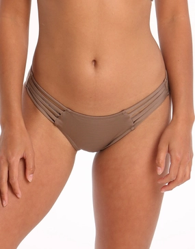 Core Lennox Multi Strap Bikini Bottom - Cubano Swim Womens - swimsuits outlet