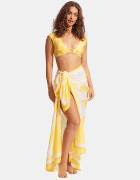 Corsica Pareo - Citron Seafolly - Seafolly bikinis sale