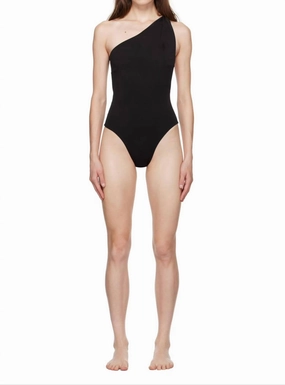Crepe Luisa Swimsuit In Black Swim Womens - reversible swimsuits