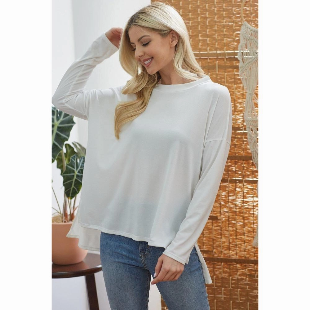 Criss Cross Open Back Longsleeve Top