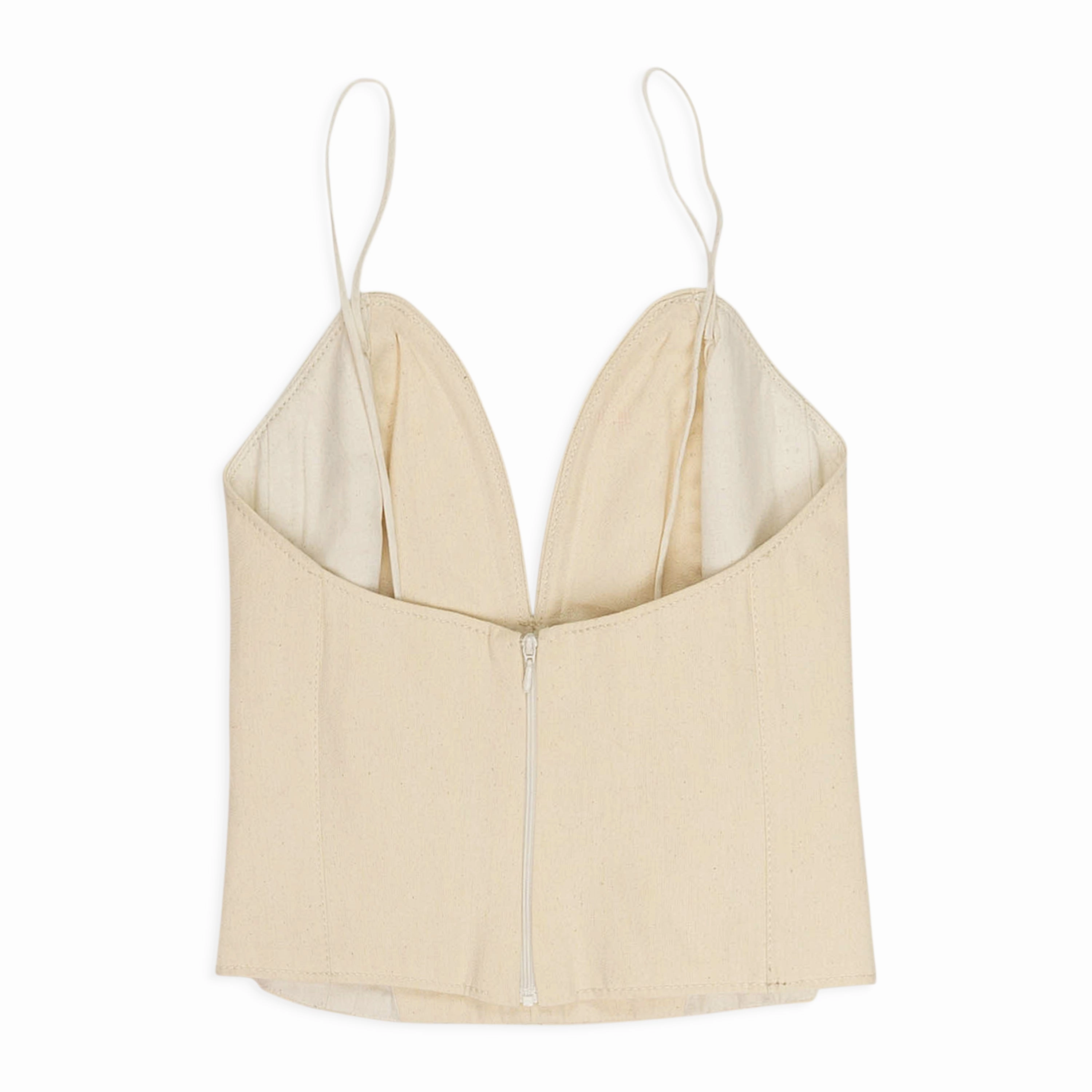 CRUSH ECRU GREY CORSET