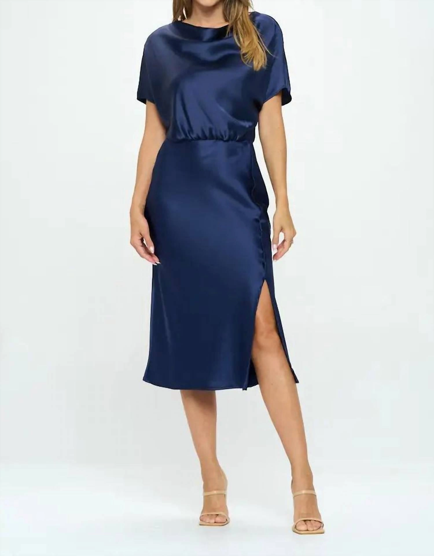 Date Night Dress In Navy