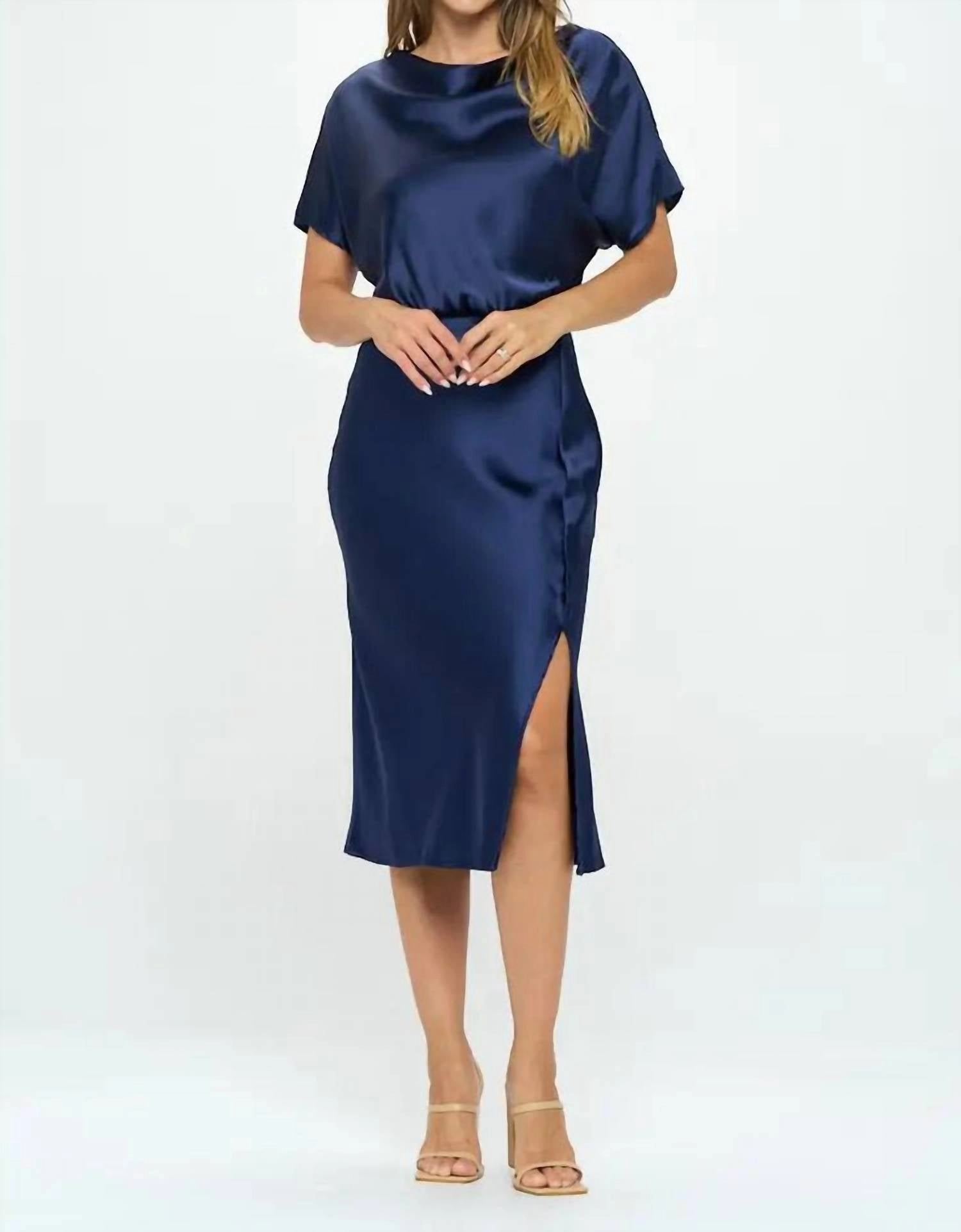Date Night Dress In Navy