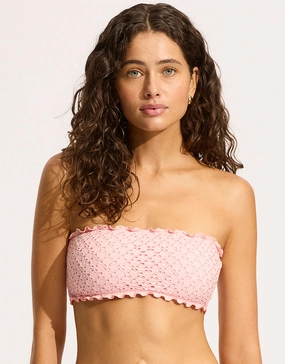 Daydreamer Tube Bikini Top - Dusty Pink Swim Womens - beachwear discount