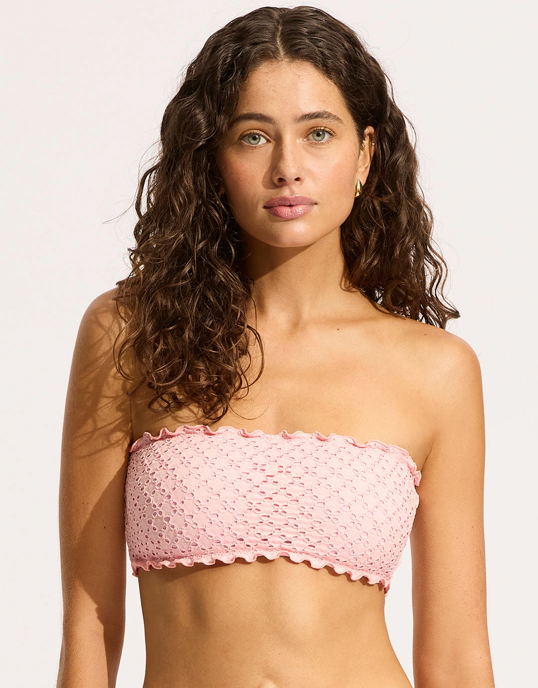 Daydreamer Tube Bikini Top - Dusty Pink Seafolly - Seafolly bikinis sale