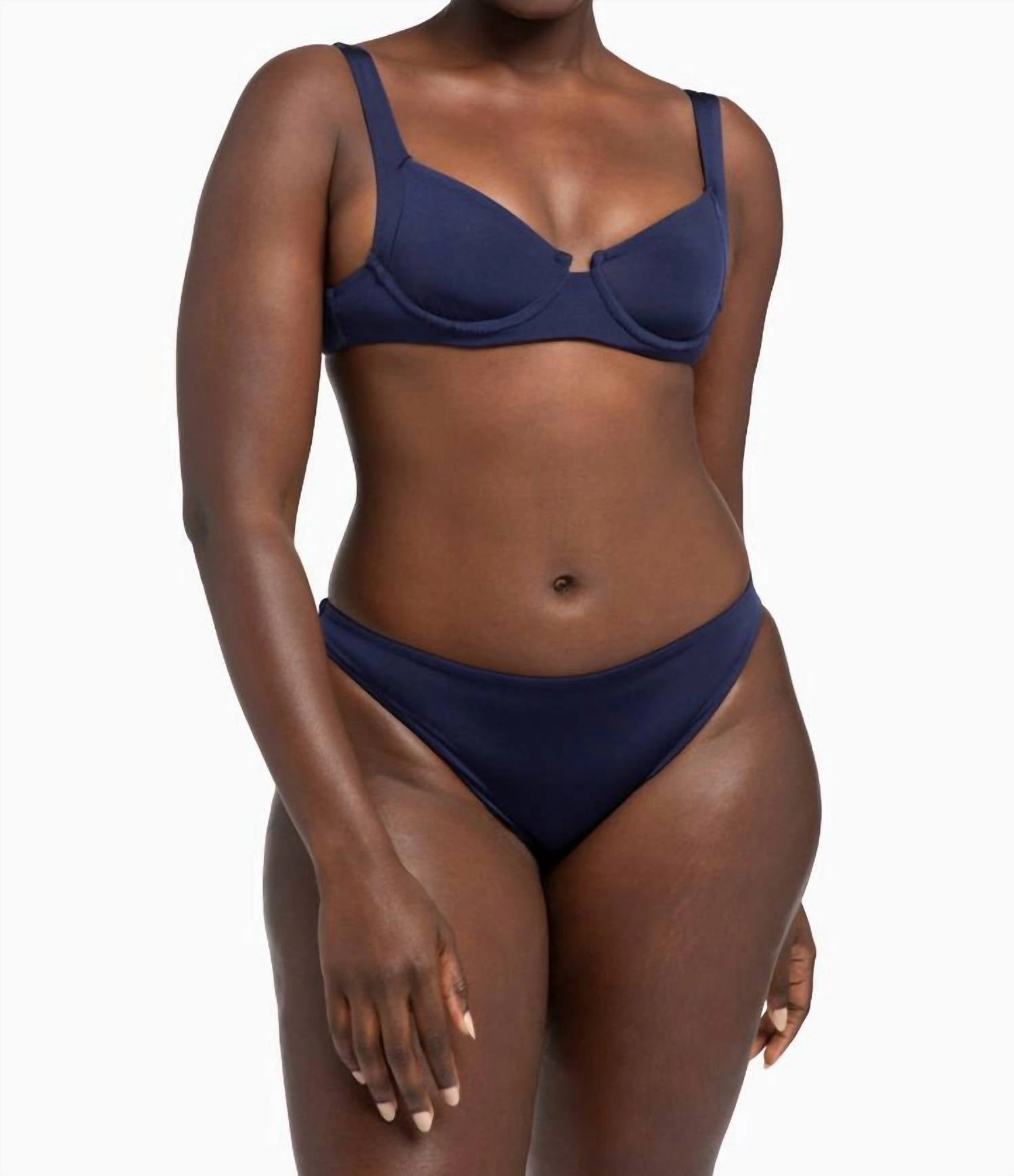 Demi Bikini Top In Midnight