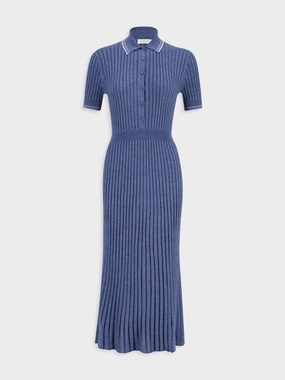 Denim Blue Eyot Knit Dress cocktail dresses cheap
