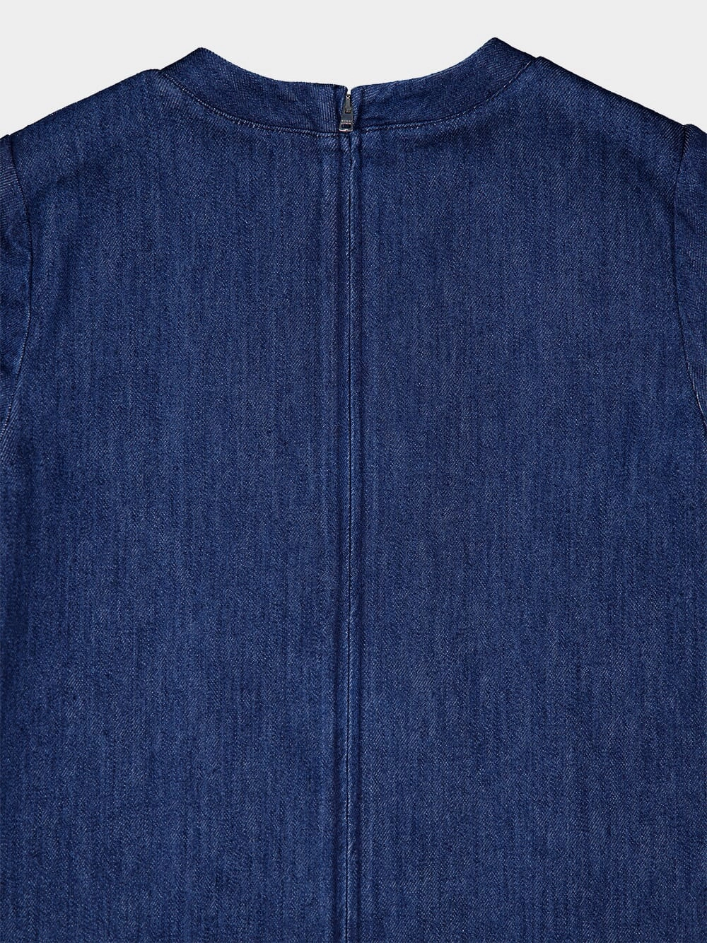 Denim Mini Dress with Horsebit