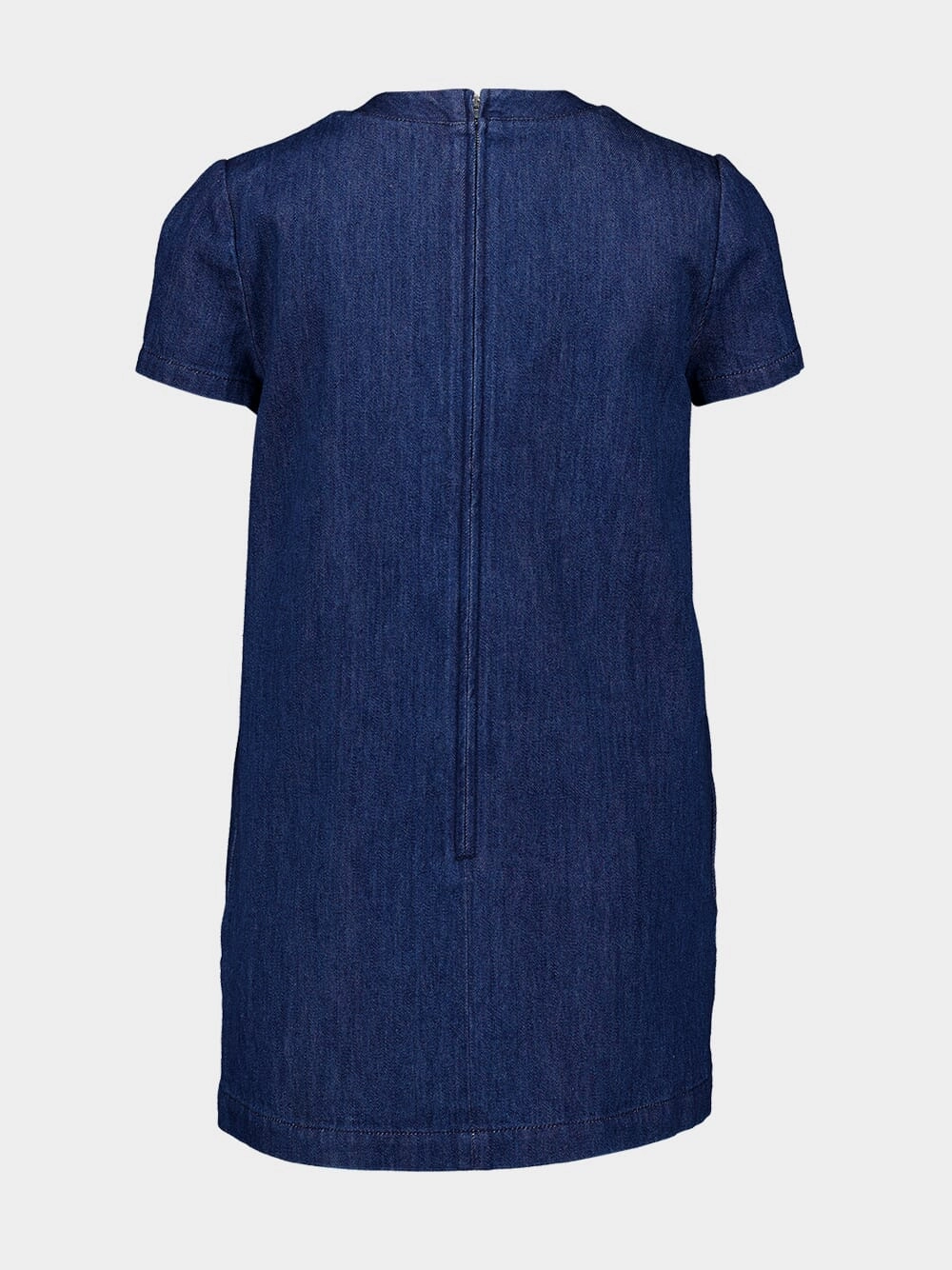 Denim Mini Dress with Horsebit