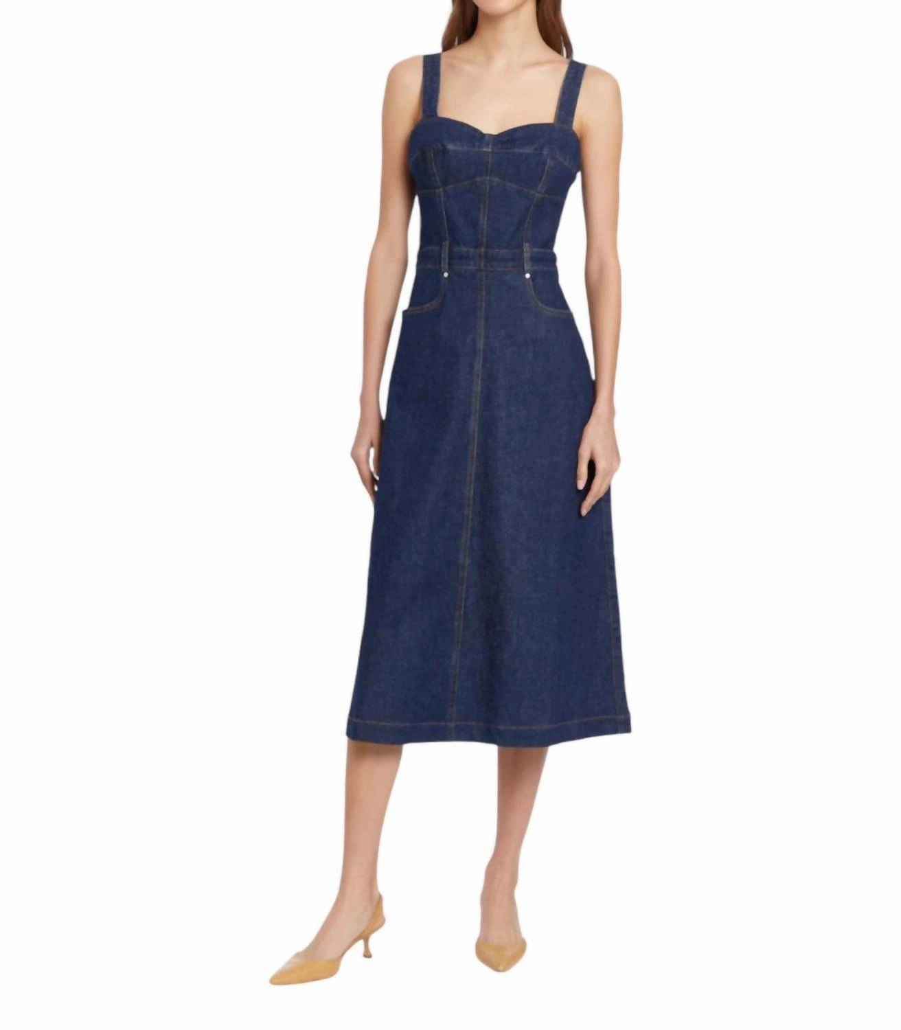 Despina Dress In Heritage Wash