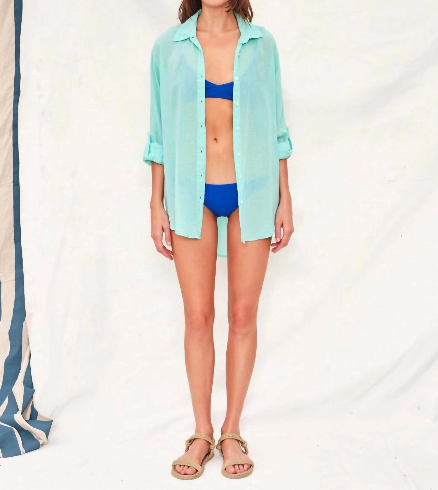 Destinations Oversized Shirt In Bermuda