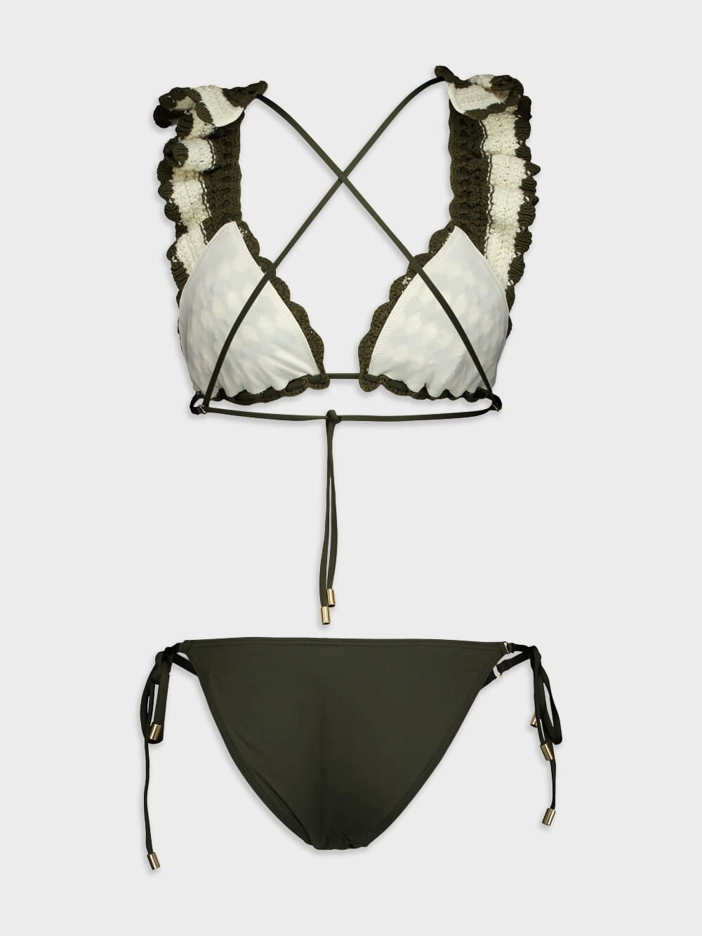 Devi Triangle Crochet Bikini