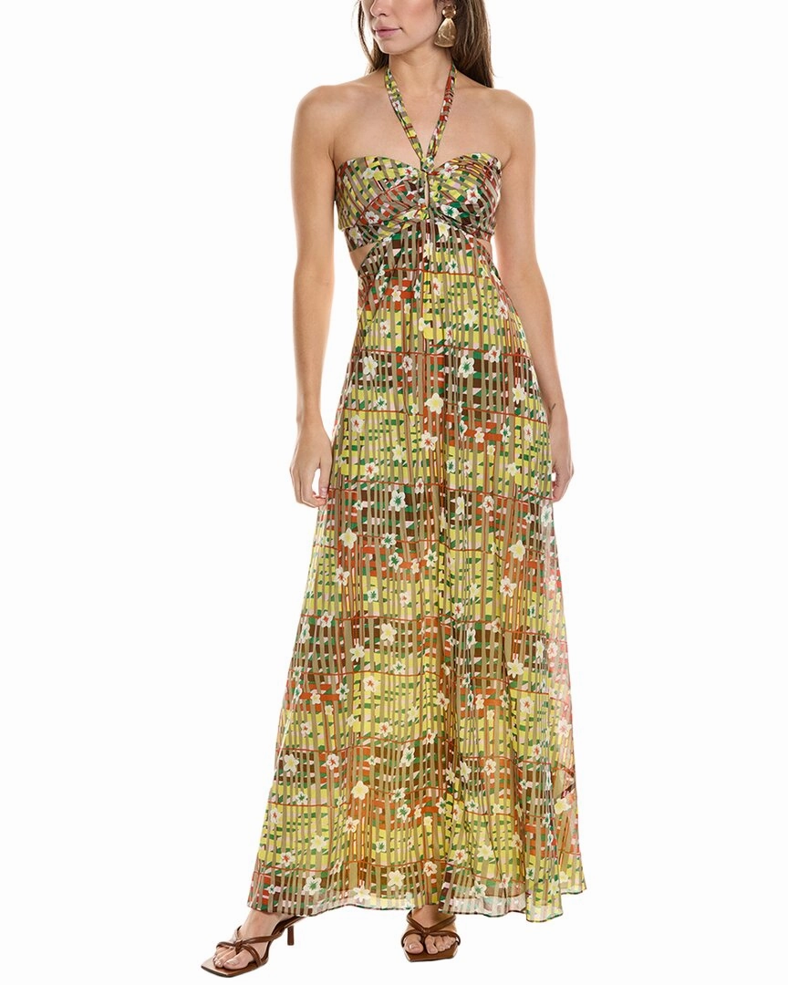 Diane von Furstenberg Ainslina Silk-Blend Maxi Dress