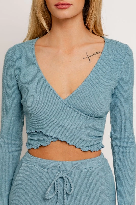 Did Someone Say Lounge Wrap Top