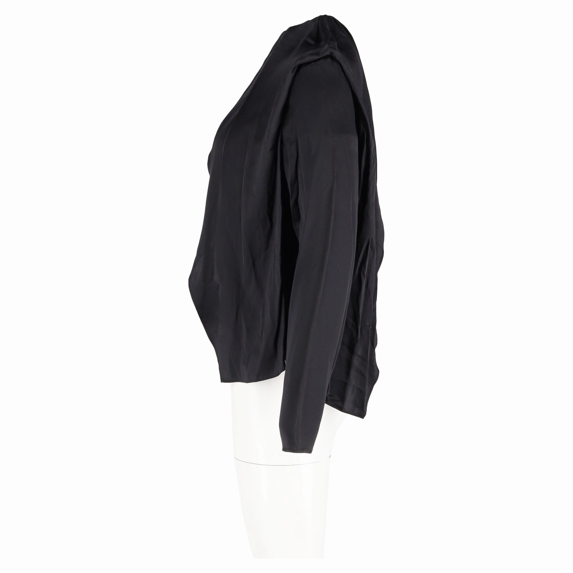 Dodo Bar Or Berna Blouse in Black Silk