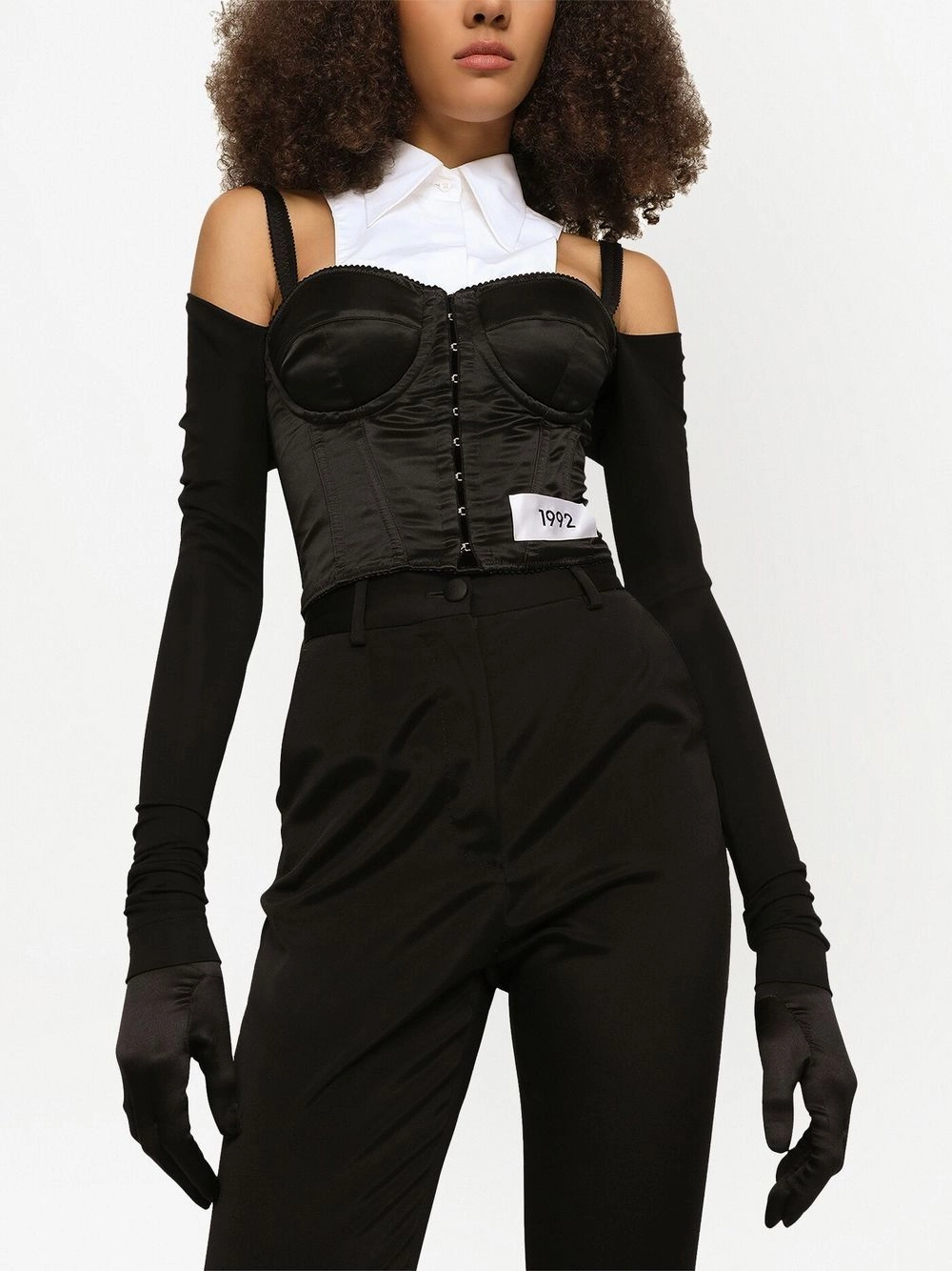 Dolce & Gabbana Women's Laye-Shirt Corset Top