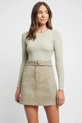 Dublin Belted D-Ring Skirt womens jeans online discount