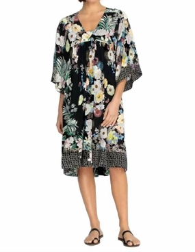 Easy Cover Up Dress In Multi Swim Womens - sustainable swimwear