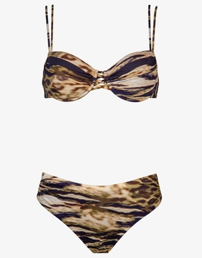 Edge Underwired Bikini Set - Tiger Camo Swim Womens - one-pieces cheap