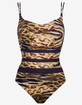 Edge Underwired Swimsuit - Tiger Camo Maryan Mehlhorn - Maryan Mehlhorn dresses