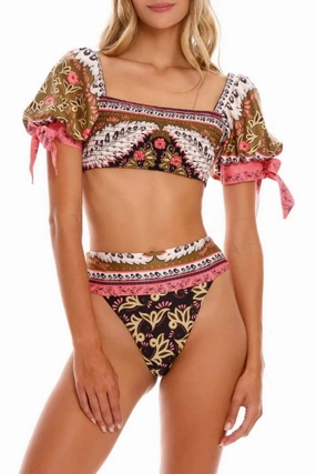 Eileen Bikini Top In Antique Swim Womens - plunge bikinis sale