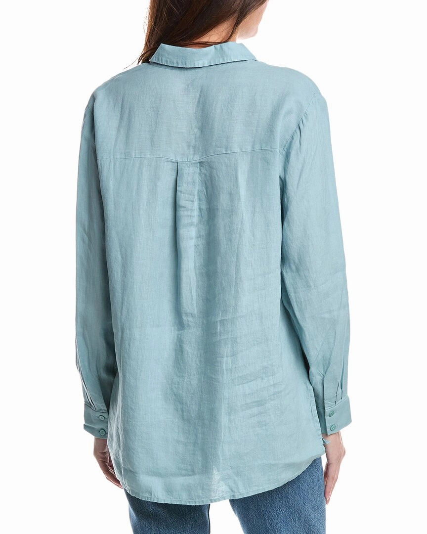 EILEEN FISHER Classic Collar Linen Shirt
