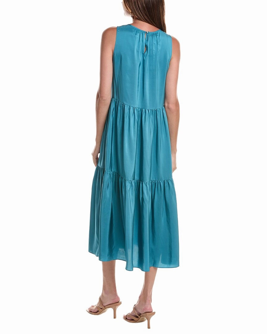 EILEEN FISHER Round Neck Tiered Dress