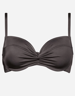 Elevation Underwired Bikini Top - Satin Zinc Maryan Mehlhorn - Maryan Mehlhorn dresses