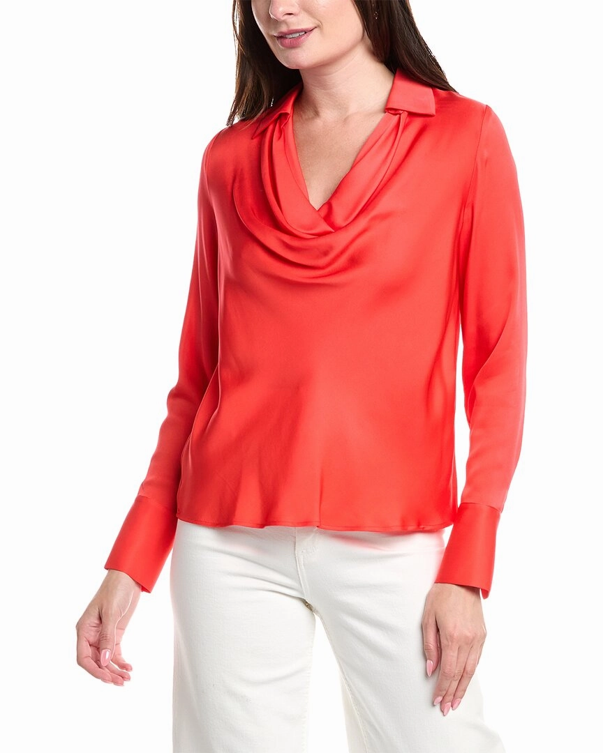 Elie Tahari The Ciaran Silk-Blend Blouse