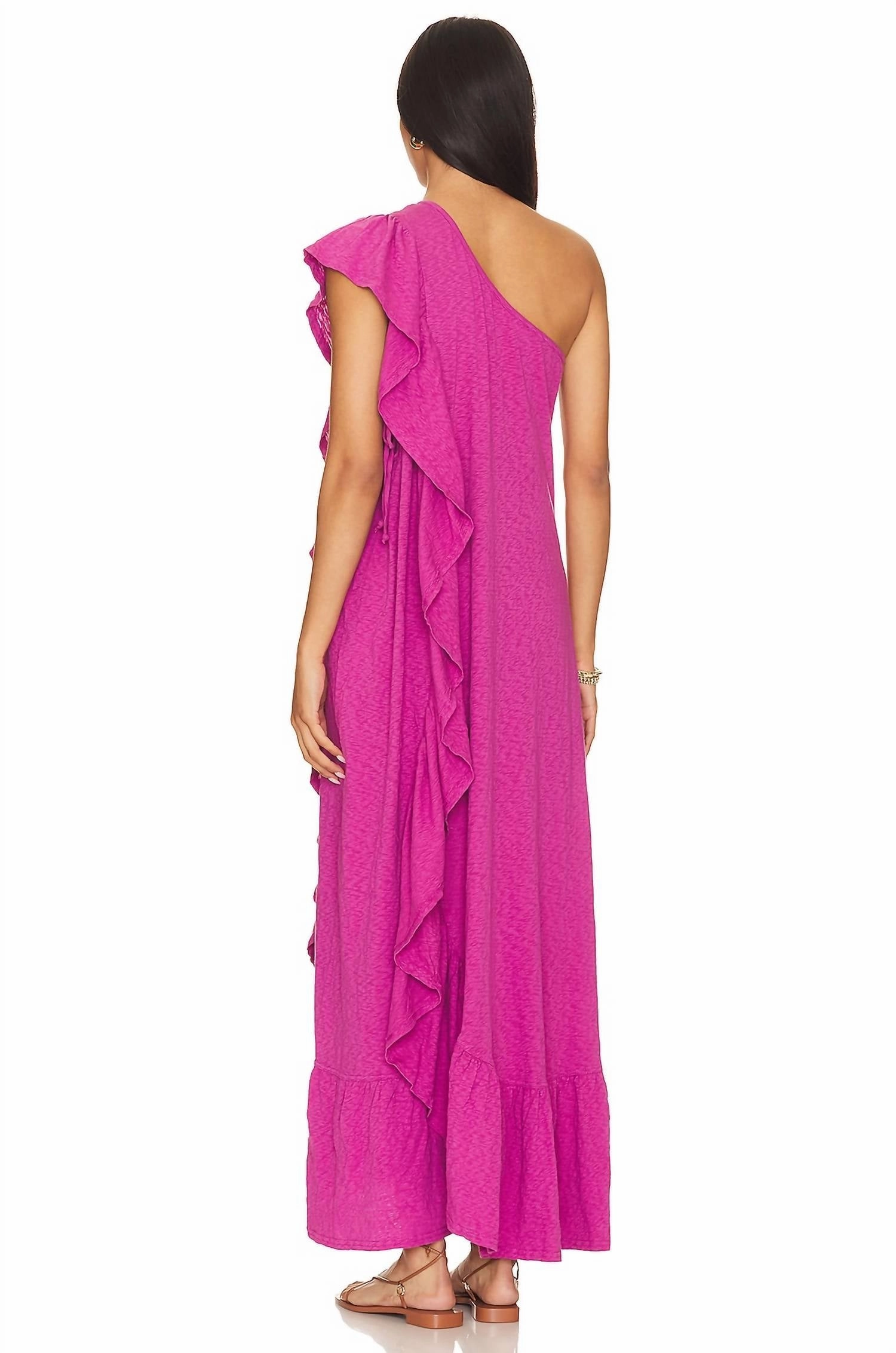 Elisa Maxi Dress In Dahlia Mauve