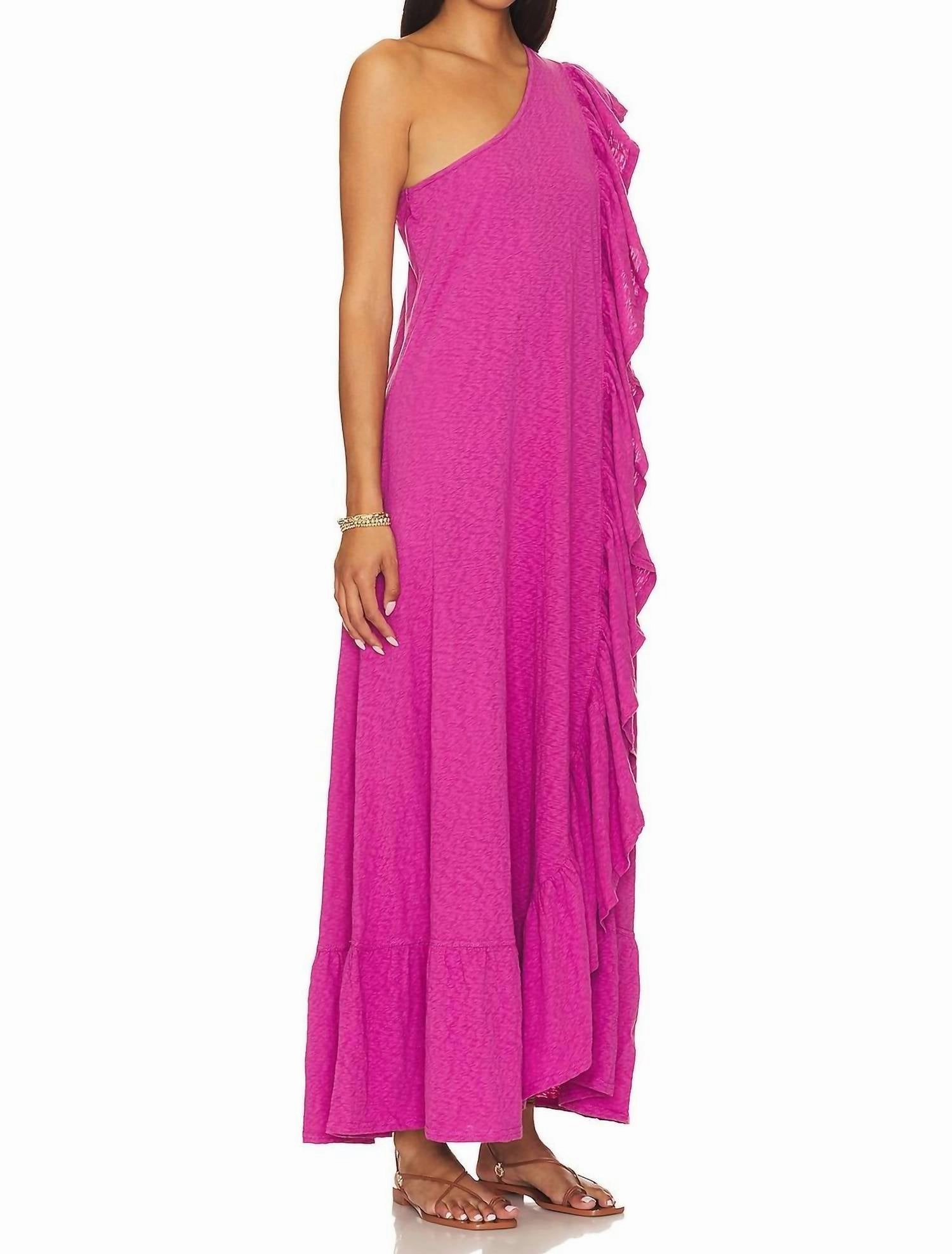 Elisa Maxi Dress In Dahlia Mauve