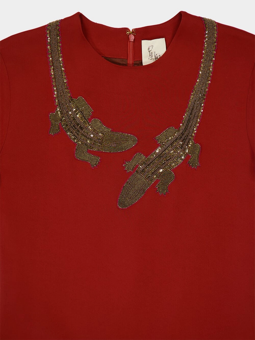 Enoki Burnt Henna Midi Dress